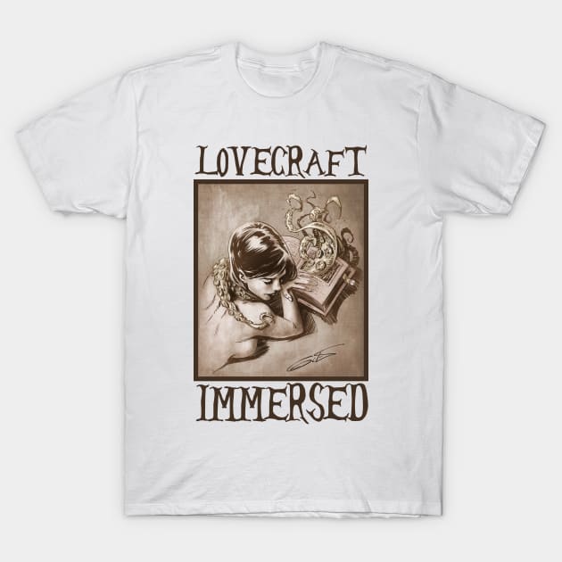 Lovecraft Immersed T-Shirt by JLGiles